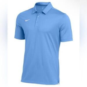 MEN'S NIKE DRY FRANCHISE FOOTBALL POLO VALOR BLUE/WHITE NWT